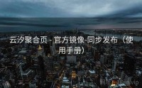 云汐聚合页 - 官方镜像-同步发布（使用手册）