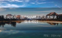 奇闻揭秘：国产SUV精品的另类解读 · 版本4021