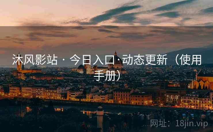 沐风影站 · 今日入口·动态更新（使用手册）
